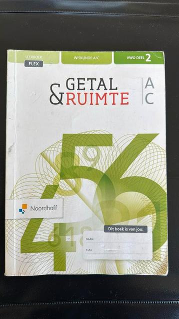 Getal en ruimte wiskunde A/C vwo deel 2 en 3 beschikbaar voor biedingen