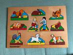 Vintage houten puzzel van Ravensburger, Gebruikt, 10 tot 50 stukjes, Ophalen of Verzenden, Van hout