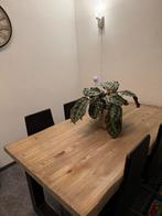 Eiken eettafel, Huis en Inrichting, Tafels | Eettafels, Ophalen, Eikenhout, 50 tot 100 cm, Zo goed als nieuw