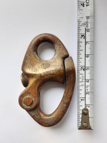 vintage messing snap shackle beschikbaar voor biedingen