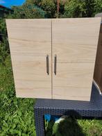 Twee bovenkasten van Ikea, 60x39x60 cm
met ASKERSUND deuren, Ophalen, Wit, Zo goed als nieuw, Minder dan 100 cm
