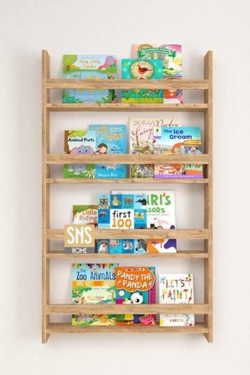 Met 4 Planken - Montessori Boekenkast - Pijnboom - Nieuw