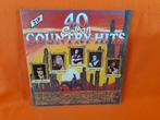 40 Golden Country Hits (Black Tulip label 2LP), Cd's en Dvd's, Vinyl | Country en Western, Ophalen of Verzenden, Zo goed als nieuw