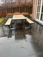 Picknicktafel, Ophalen, Zo goed als nieuw, Rechthoekig, Hout