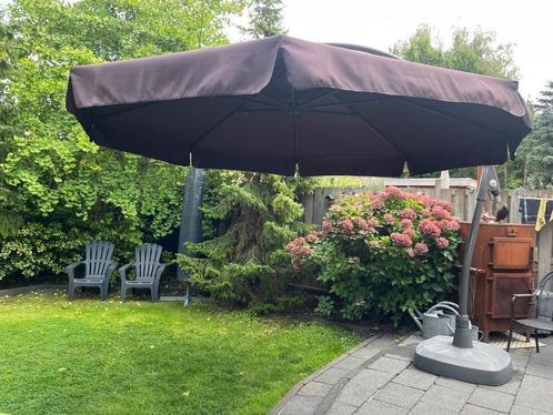 Zweefparasol, Hartman., Tuin en Terras, Parasols, Gebruikt, Zweefparasol, 3 tot 4 meter, Ophalen