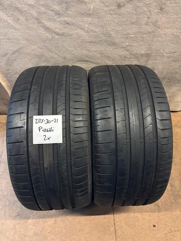 2 x 285-30-21 - Pirelli P Zero - Zomerbanden beschikbaar voor biedingen