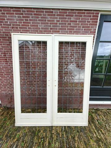 Zeer mooie stevige ensuite glas in lood schuif deuren  beschikbaar voor biedingen