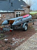 Avon rubberboot met Freewheel kanteltrailer / boottrailer, Ophalen, Gebruikt