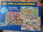 Jan van haasteren (JVH) puzzel 3x1000 st (zonder poster), Hobby en Vrije tijd, Ophalen, 500 t/m 1500 stukjes, Zo goed als nieuw