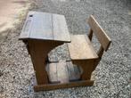 Antiek (+/- 1800) schoolbankje, Antiek en Kunst, Antiek | Meubels | Stoelen en Banken, Ophalen