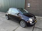 Fiat 500C 0.9 TwinAir Lounge Cabriolet NAP, Auto's, Fiat, Euro 5, 86 pk, Gebruikt, Zwart