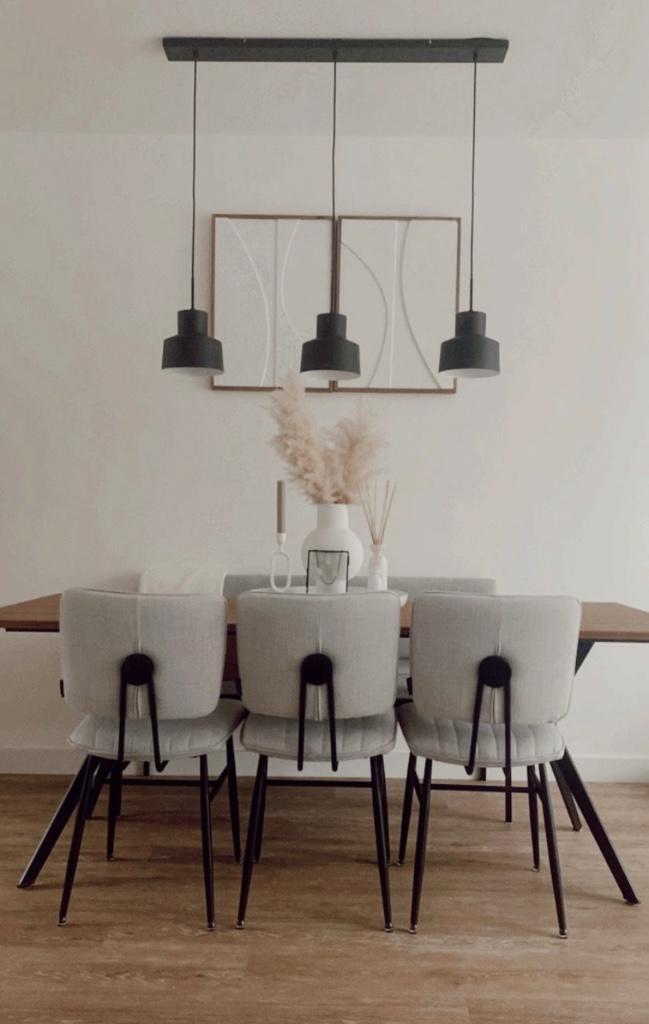 Eetkamerset, Huis en Inrichting, Complete eetkamers, Zo goed als nieuw, 4 tot 6 stoelen, Ophalen