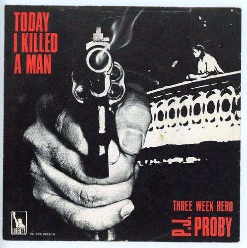 Top 40- Single van P.J. Proby uit 1969- made in holland ***, Cd's en Dvd's, Vinyl Singles, Gebruikt, Pop, Ophalen of Verzenden