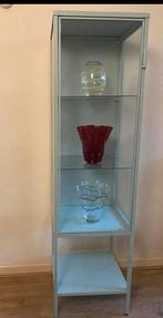 IKEA Rudsta Vitrinekast Mintgroen 42x37x155, Ophalen, Minder dan 50 cm, Zo goed als nieuw, Metaal