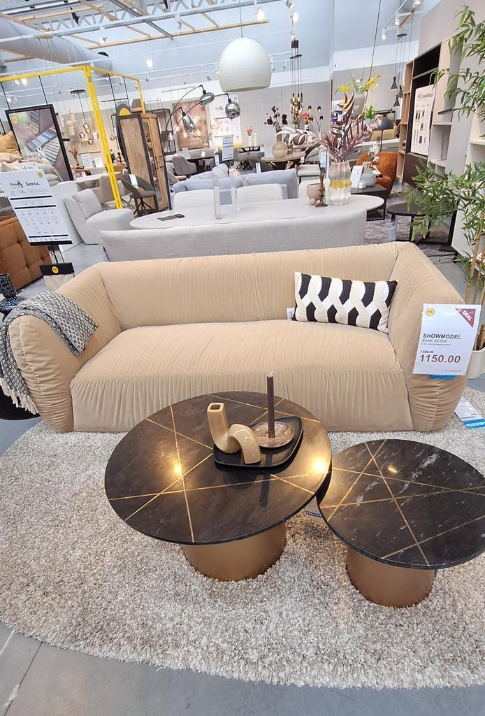 3 zits Bank sessa, Huis en Inrichting, Banken | Bankstellen, Nieuw, 200 tot 250 cm, 75 tot 100 cm, Stof, Ophalen