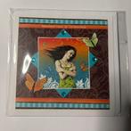 Kaart vrouw met vlinder, Ophalen of Verzenden, Nieuw