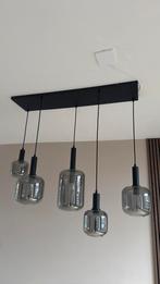 Lekar hanglamp 5 lichts + smoke glas, Ophalen, Zo goed als nieuw, Glas, 75 cm of meer