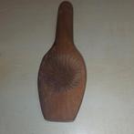 2 Olijfhouten peddelvormen botervorm maankoekvorm, Antiek en Kunst, Antiek | Keukenbenodigdheden, Ophalen of Verzenden