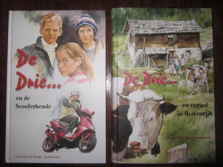 Loura van den Berge -Goudzwaard De Drie ... Oostenrijk/scoot, Boeken, Kinderboeken | Jeugd | 10 tot 12 jaar, Zo goed als nieuw