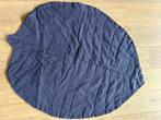 Vloerkleed in bladvorm gevoerd blauw, Overige vormen, 50 tot 100 cm, Blauw, Gebruikt