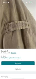 Woolrich Zomerjas - Maat S - Zo Goed Als Nieuw, Kleding | Heren, Ophalen of Verzenden, Zo goed als nieuw, Beige