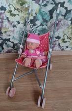 Buggy met pop en flesje, Ophalen, Gebruikt, Babypop