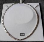 Zilveren halsketting 44 cm, Ophalen of Verzenden, Zo goed als nieuw, Zilver, Zilver
