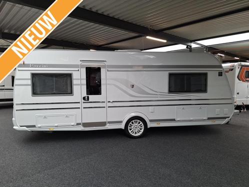 Tabbert Puccini 560 TD TABBERT PREMIUM WEKEN, Caravans en Kamperen, Caravans, tot en met 4, 1500 - 2000 kg, Rondzit, Tabbert, Vast bed