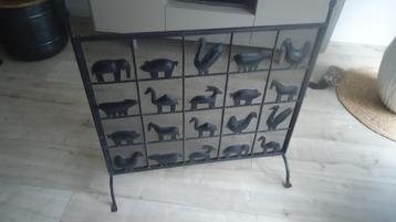 vuurscherm haardscherm smeedijzer beschikbaar voor biedingen