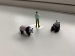 Panda's voor bij de trein of diorama 2 stuks HO 1:87, Hobby en Vrije tijd, Modeltreinen | H0, Overige merken, Natuur, Gelijkstroom of Wisselstroom