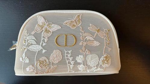 Christian Dior Pouch Vlinder, Sieraden, Tassen en Uiterlijk, Toilettassen, Nieuw, Dame, Zwart, Verzenden