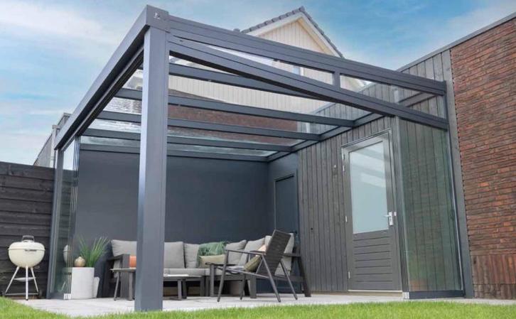 Nu tijdelijk20% korting!Veranda's,Tuinkamers, overkappingen, Tuin en Terras, Overkappingen, Nieuw, Veranda, Ophalen