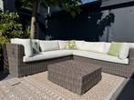 Loungeset met all weather kussens, Tuin en Terras, Ophalen, 5 zitplaatsen, Gebruikt, Loungeset