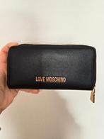 portemonnee love moschino zwart, Verzenden, Zo goed als nieuw, Zwart
