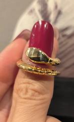 Slangen ring ‘Serpenti’, Sieraden, Tassen en Uiterlijk, Ringen, Geel, Nieuw, Ophalen of Verzenden, Kleiner dan 17