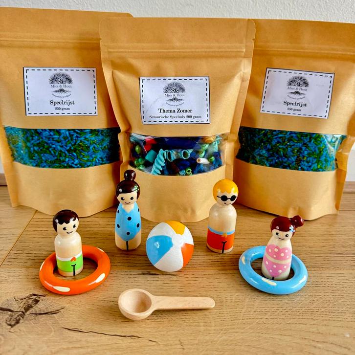 Sensorische Speelset Zomer Thema, Kinderen en Baby's, Speelgoed | Educatief en Creatief, Nieuw, Ontdekken, Ophalen of Verzenden
