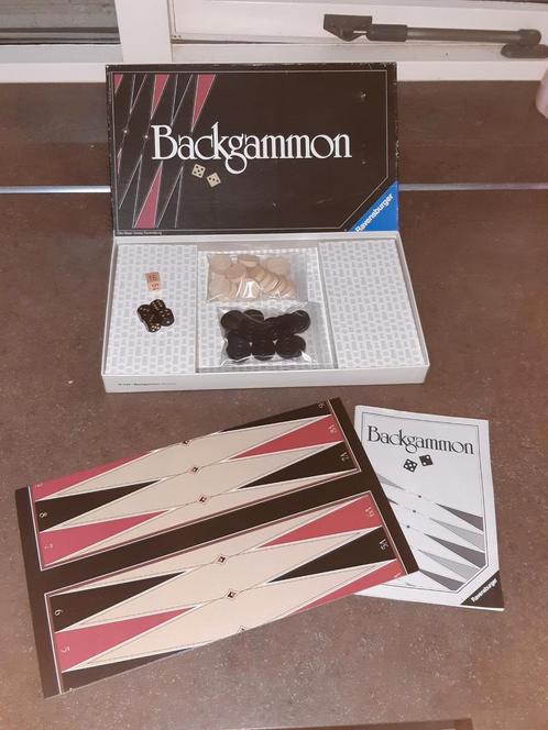 Backgammon 1982 Ravensburger, Hobby en Vrije tijd, Gezelschapsspellen | Bordspellen, Ophalen of Verzenden