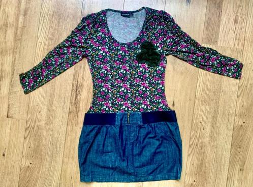Playsuit met rokje mt S, Kleding | Dames, Jumpsuits, Zo goed als nieuw, Maat 36 (S), Blauw, Ophalen of Verzenden