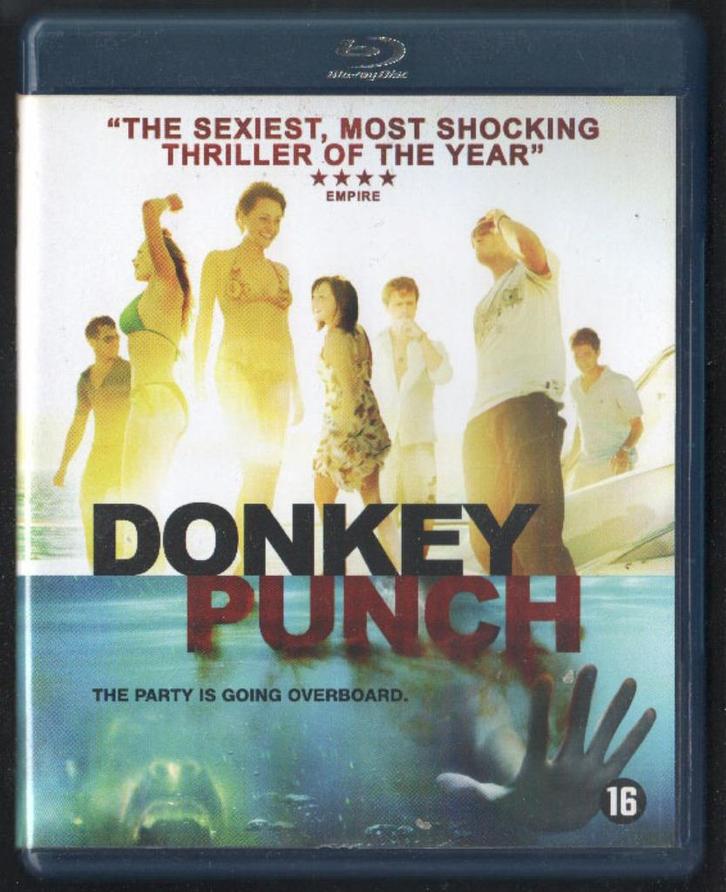 Donkey Punch. Blu-ray., Cd's en Dvd's, Blu-ray, Gebruikt, Thrillers en Misdaad, Ophalen of Verzenden