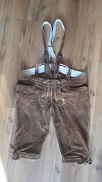 Authentieke bruine Lederhose - Spieth & Wensky - Maat XXL, Kleding | Heren, Carnavalskleding en Feestkleding, Carnaval, Overige maten