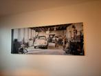Grote Print Auto's Garage - 220x80 cm, Huis en Inrichting, Woonaccessoires | Schilderijen, Tekeningen en Foto's, Ophalen, 125 cm of meer