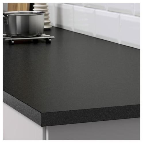 Aanrechtblad IKEA  nieuw, Huis en Inrichting, Keuken | Keukenelementen, Nieuw, 150 tot 200 cm, 50 tot 100 cm, Zwart, Ophalen
