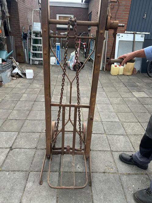 Antieke Zakkenheffer F.C.W. van Driel Hoofddorp, Antiek en Kunst, Antiek | Gereedschap en Instrumenten, Ophalen
