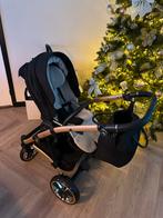 Junama kinderwagen met zitje en autostoel, Gebruikt, Combiwagen, Verstelbare duwstang, Ophalen