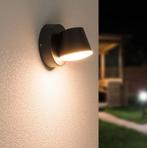 Twee LED wandlampen zwart kantelbaar 6 Watt, Minder dan 50 watt, Wandlamp, Aluminium, Ophalen of Verzenden