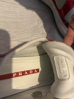 Prada Sneakers Maat 37.5, Ophalen of Verzenden, Zo goed als nieuw, Rood, Sneakers of Gympen