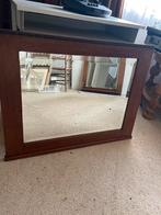 Houten Spiegel - Rechthoekig, Ophalen, Gebruikt, 100 tot 150 cm, 75 tot 100 cm