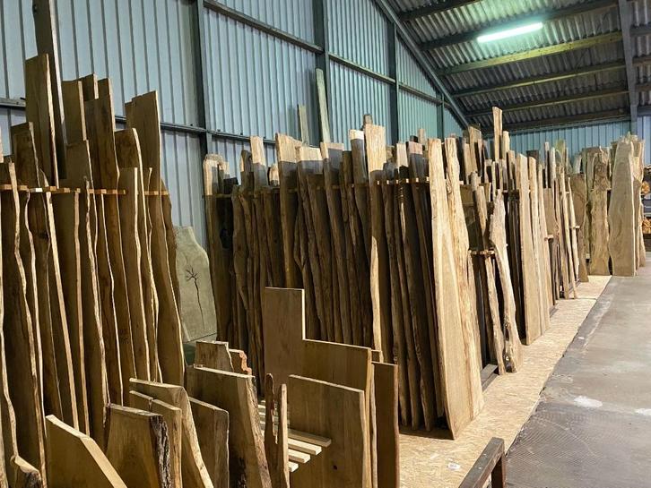 Eiken houten schaaldelen - Ruime voorraad!, Doe-het-zelf en Verbouw, Hout en Planken, Nieuw, Plank, Eiken, 300 cm of meer, 25 tot 50 mm