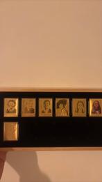 Gouden postzegels, Ophalen of Verzenden, Goud