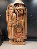 Groot houten beeld uit Noorwegen, Antiek en Kunst, Kunst | Beelden en Houtsnijwerken, Ophalen of Verzenden